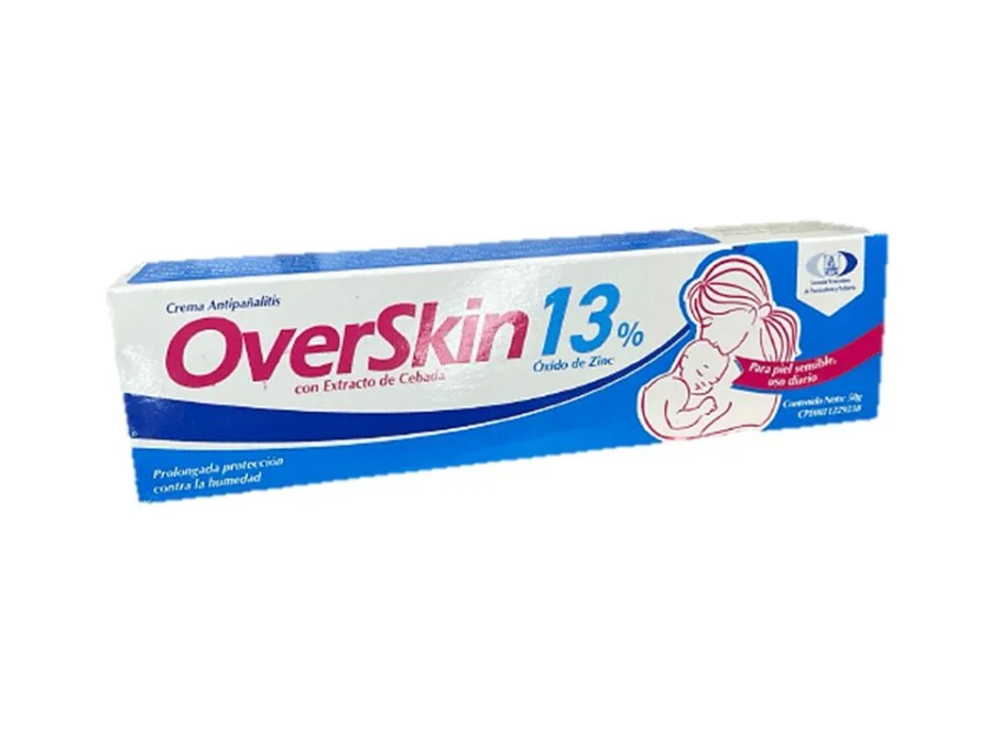 Crema antipañalitis overskin 13 % 50gr miniatura 1