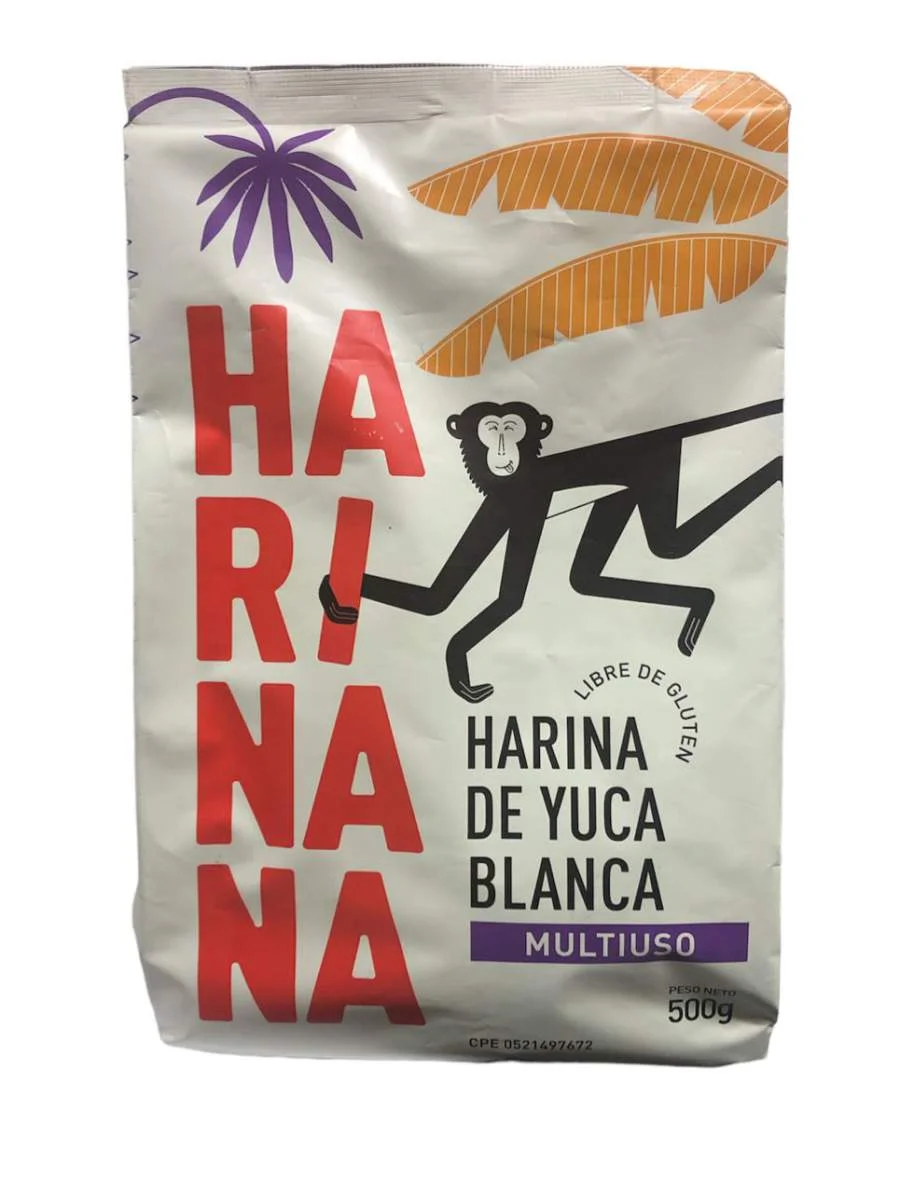 Harina de yuca blanca harinana 500gr miniatura 2