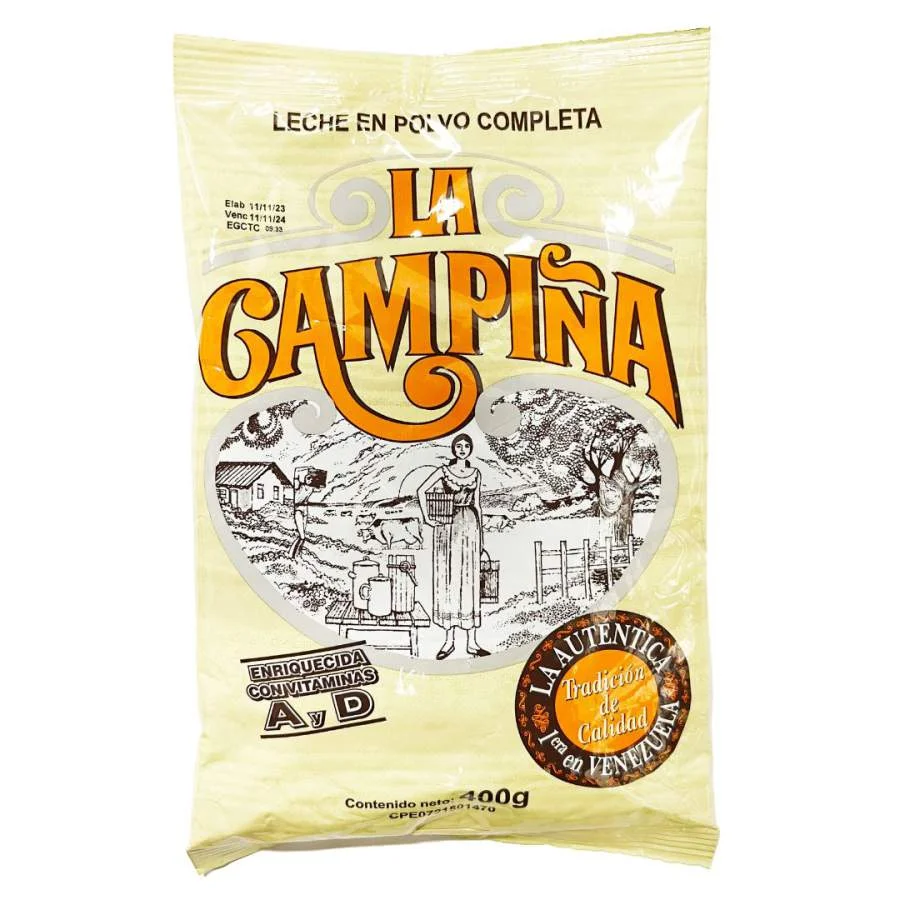 Leche en polvo completa la campiña 400 gr