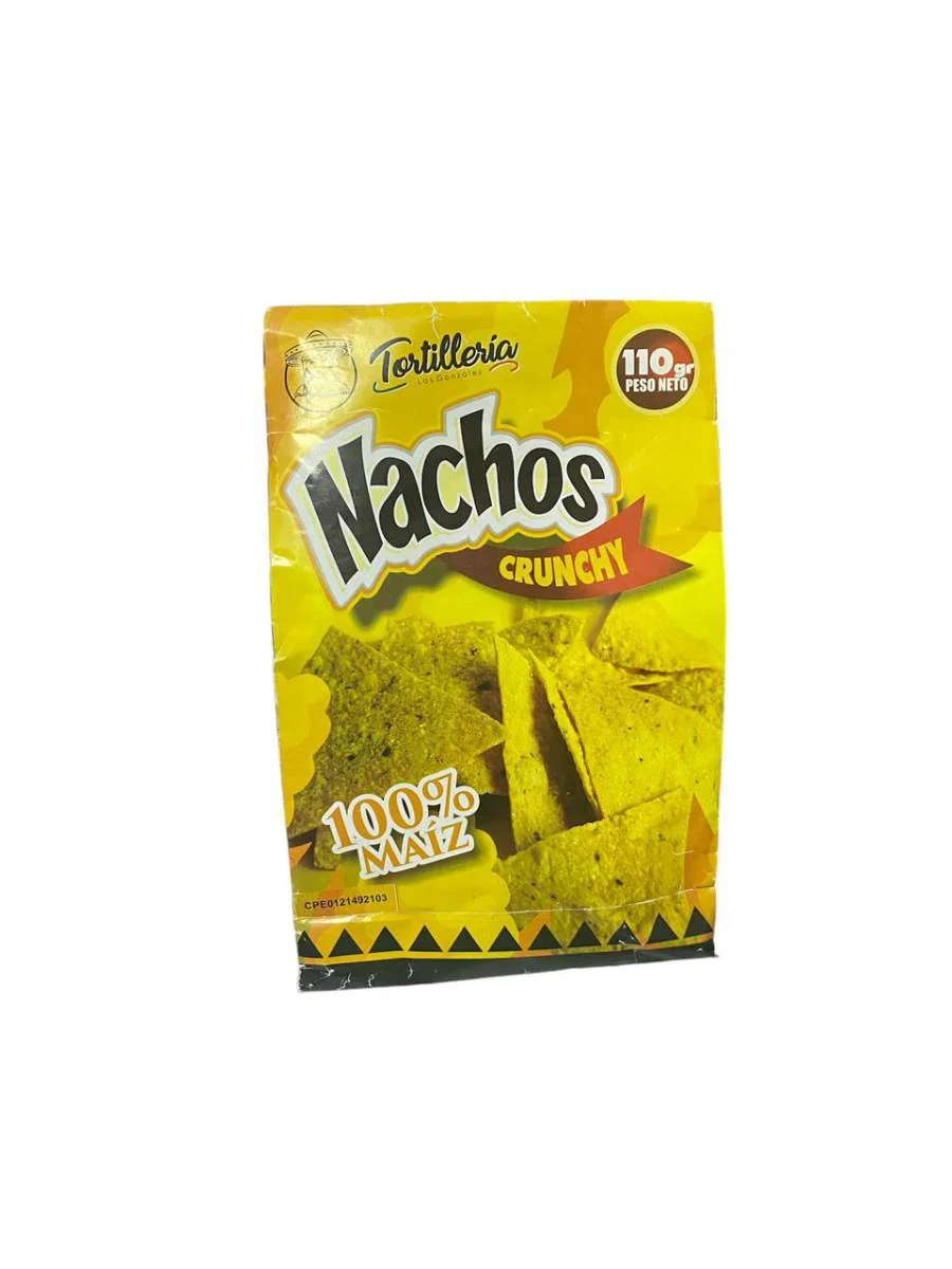 Nachos crunchy tortilleria las gonzalez 110gr miniatura 2