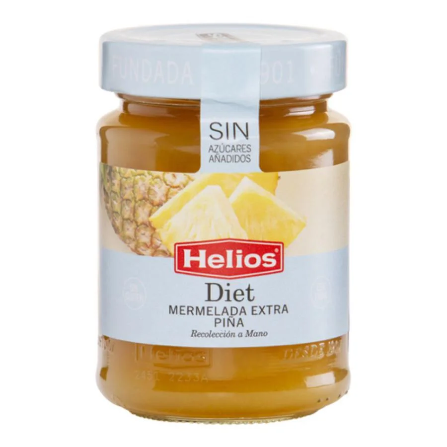 Mermelada de piña diet helios 280 gr miniatura 1