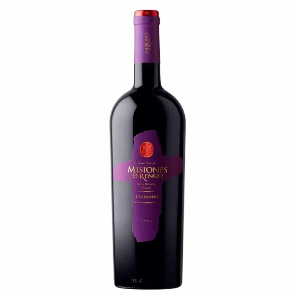 Vino tinto cuvee carmenere misiones de rengo 750ml miniatura 1