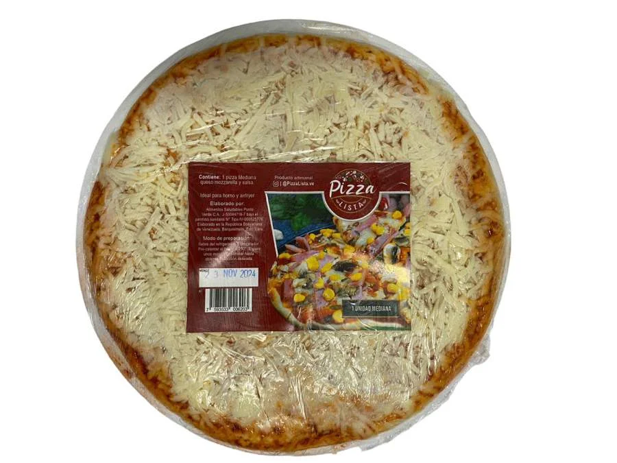Pizza lista margarita mediana (24 cm)