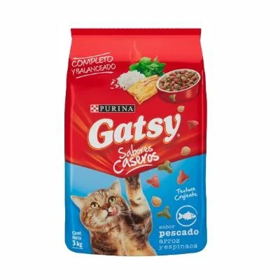 Gatsy sabores caseros sabor a pescado 3 kg miniatura 1