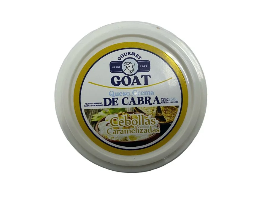 Queso crema de cabra cebollas caramelizadas goat gourmet miniatura 1