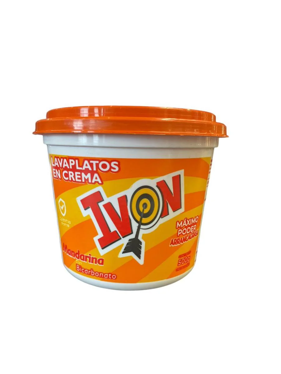 Lavaplatos crema mandarina ivon 500 gr