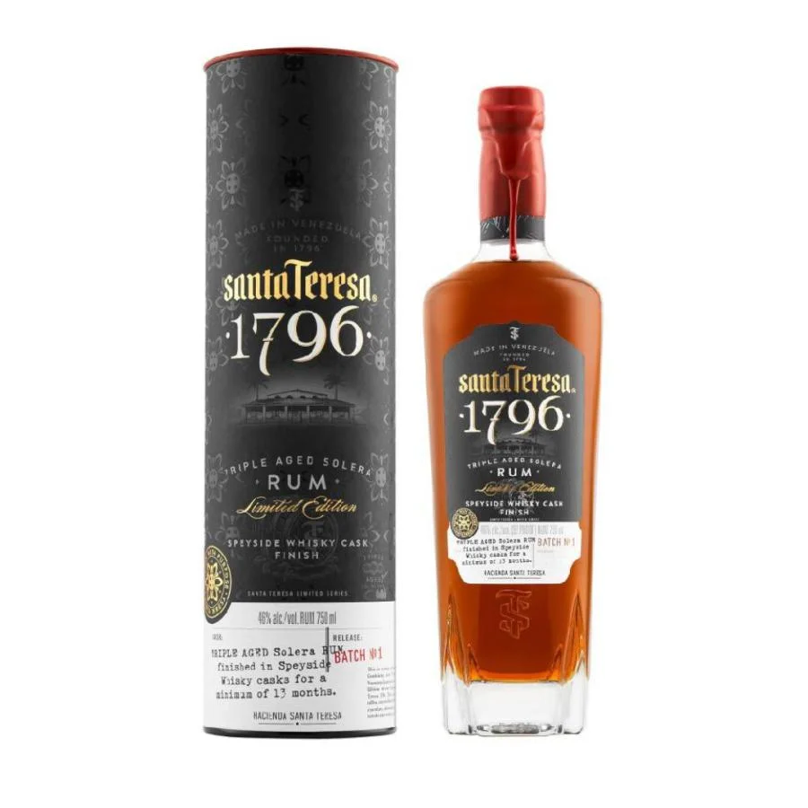 Ron santa teresa 1796 edic. speyside 0.75 lt miniatura 2