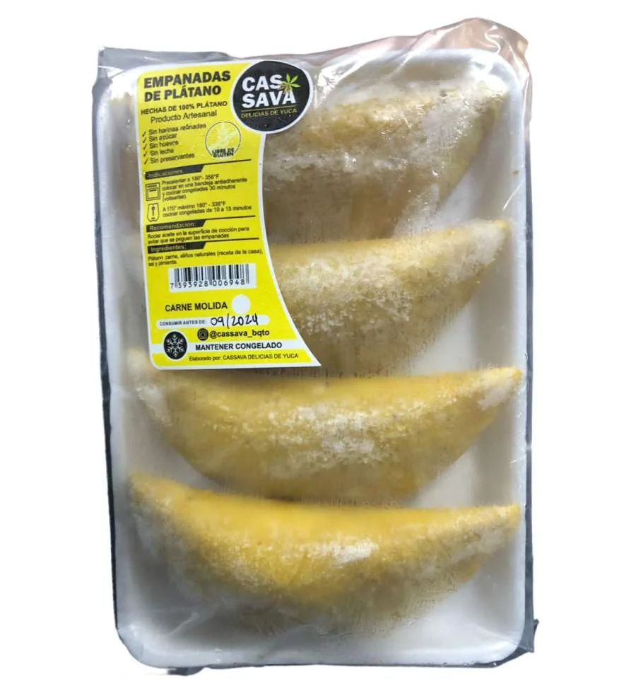 Empanadas de platano de carne molida cassava miniatura 2