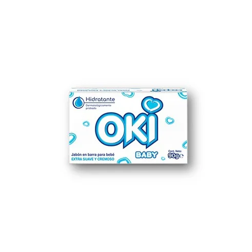 Jabon en barra de bebe oki 90g 1x48 miniatura 1