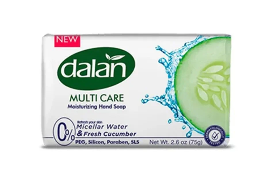 Jabon barra micelar pepino fresco dalan 75g miniatura 2