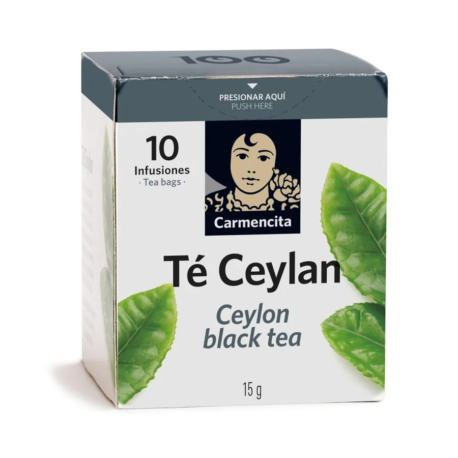 Te negro ceylan carmencita 15gr (10 bolsitas) miniatura 1