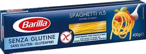 Spaghetti gluten free barilla 400 gr
