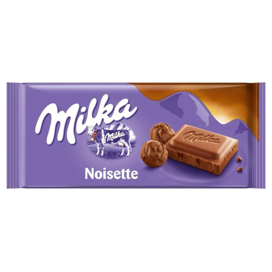 Chocolate milka noisette 90 gr miniatura 1
