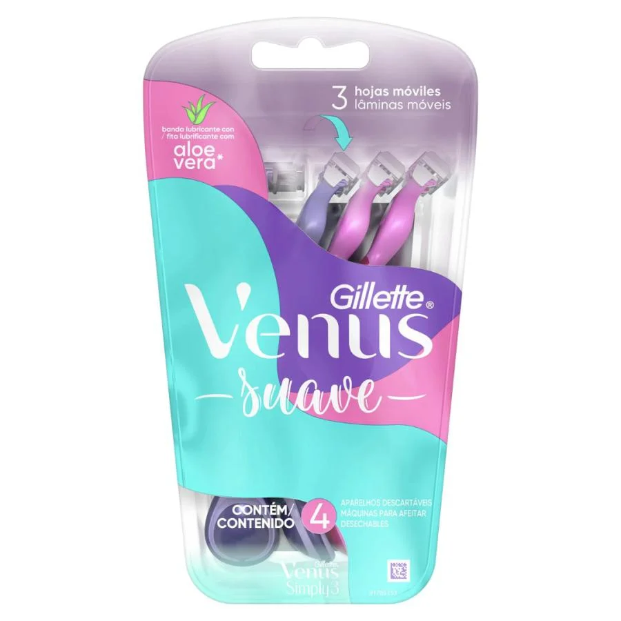 Afeitadora venus simply fem 4 und 52g miniatura 2