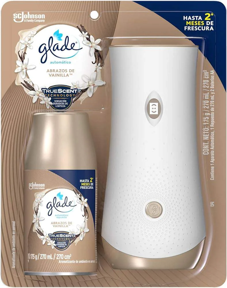 Glade automatico + rep abrazos de vainilla 175gr miniatura 1