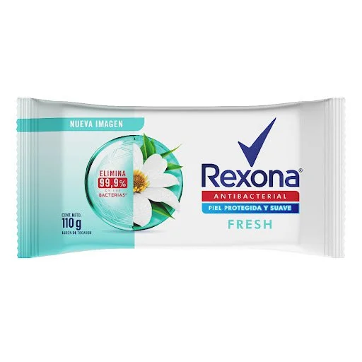 Jabon antibacterial fresh rexona 110g miniatura 2