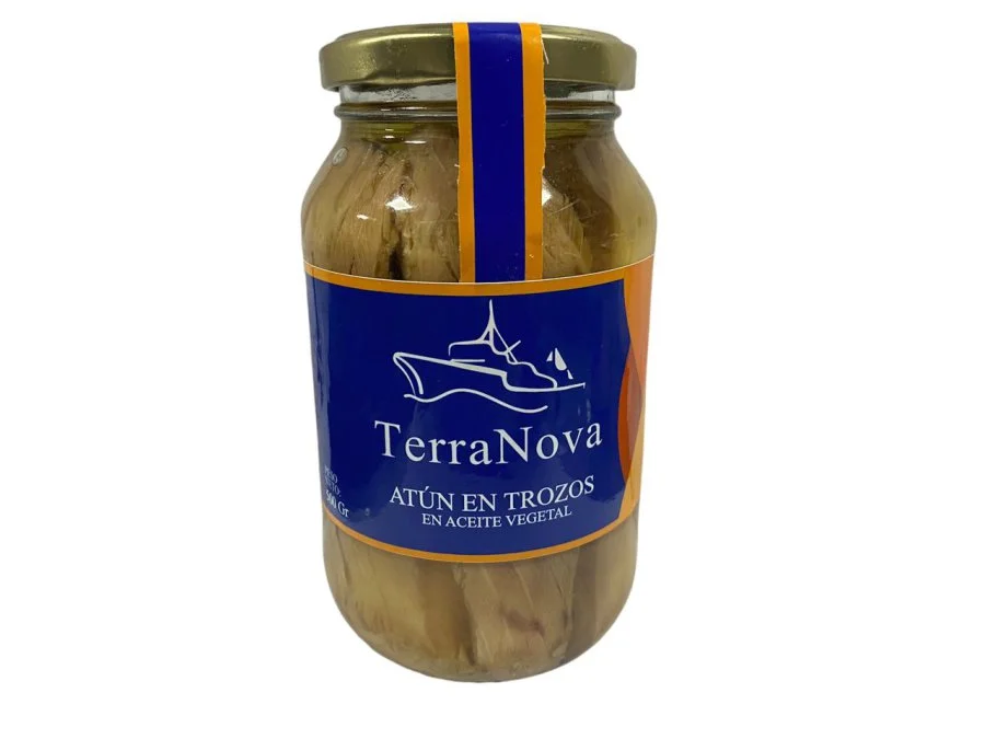 Atun en trozos aceite vegetal terranova 500gr miniatura 2