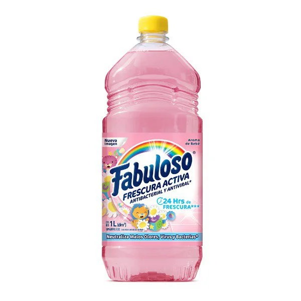 Limpiador antibacterial baby fabuloso 1 lt miniatura 1