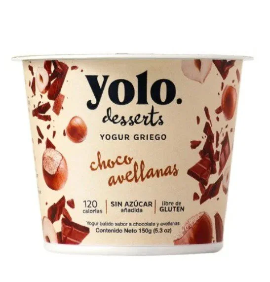 Yogur griego choco avellana yolo 150 gr miniatura 1