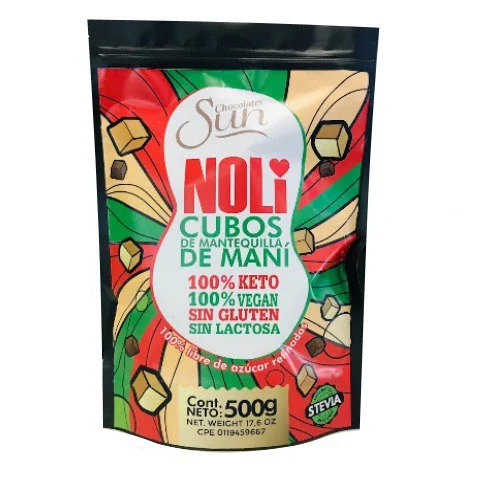 Cubos de mantequilla de mani sun 500g miniatura 2