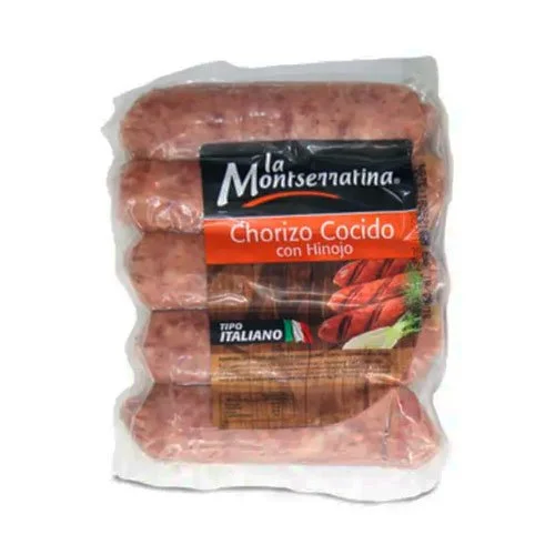 Chorizo con hinojo italiano la montserratina 240 gr miniatura 1