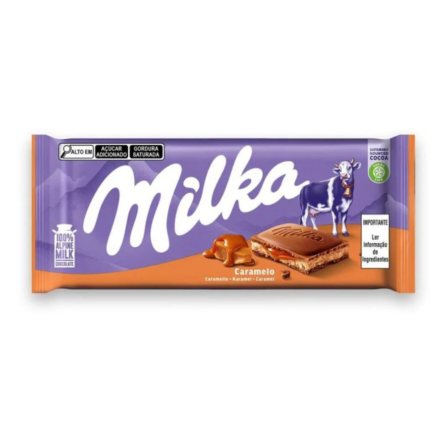Chocolate milka caramelo 100g miniatura 1