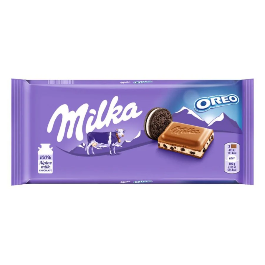 Chocolate milka oreo 100gr miniatura 2