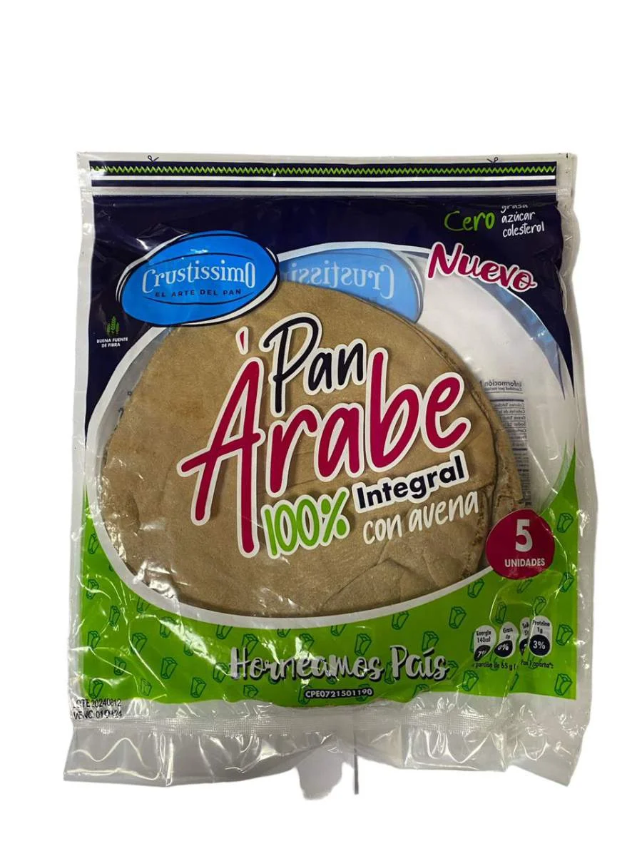 Pan arabe integral crustissimo 5und