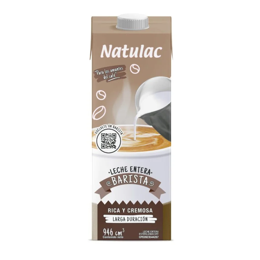 Leche entera barista natulac 946ml miniatura 2