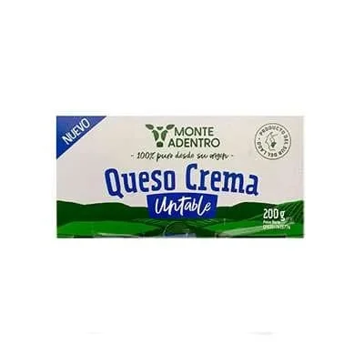 Queso crema untable monte adentro 200g miniatura 2