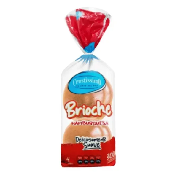 Pan de hamburguesa brioche crustissimo 300g miniatura 2