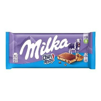 Chocolate milka chips ahoy 100gr miniatura 2