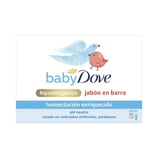 Jabon hipoalergenico baby dove 75 gr miniatura 1