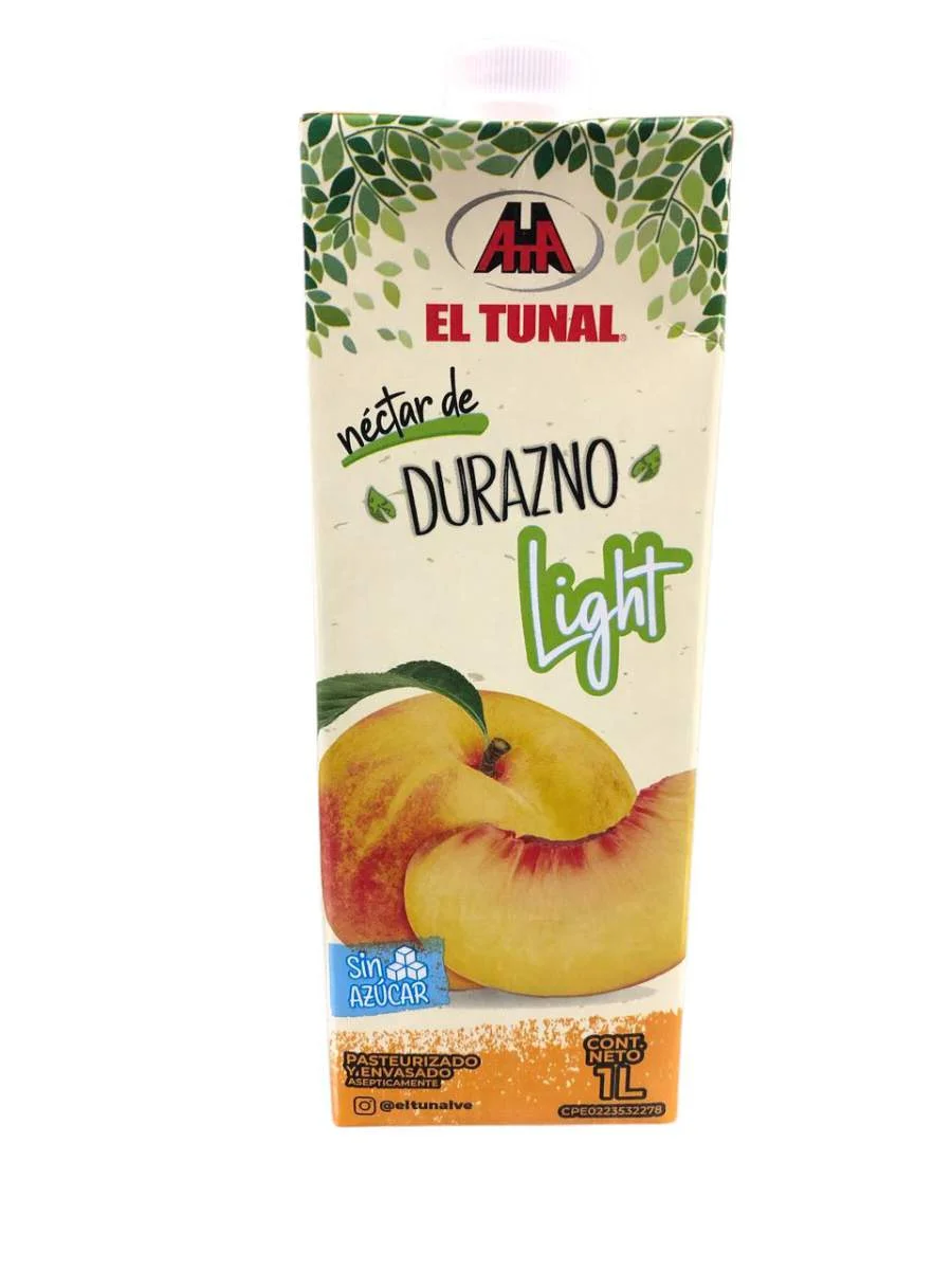 Nectar de durazno light el tunal 1 lt miniatura 1