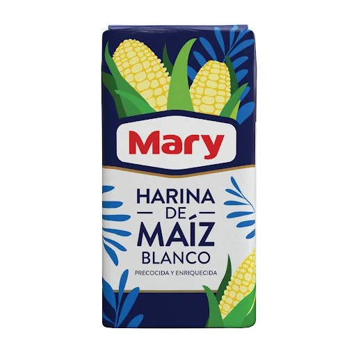 Harina de maiz blanco mary 900 gr miniatura 2