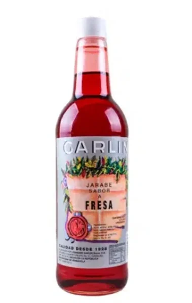 Jarabe sabor fresa garlin 700 ml miniatura 1