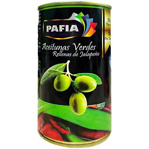 Aceitunas de jalapeños pafia 350 gr