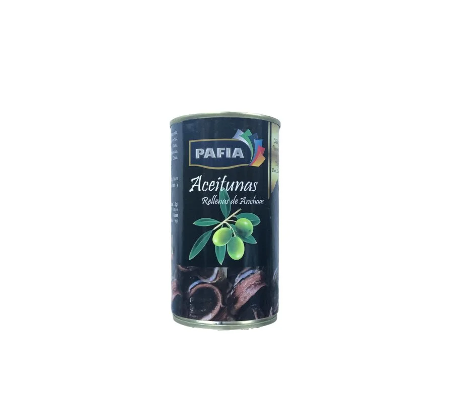 Aceitunas rellenas de anchoas pafia 350 gr miniatura 2
