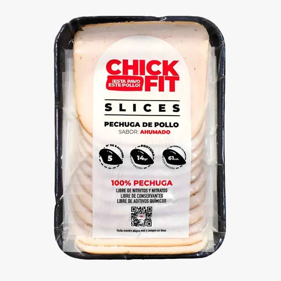 Pechuga de pollo ahumada chick fit 250gr
