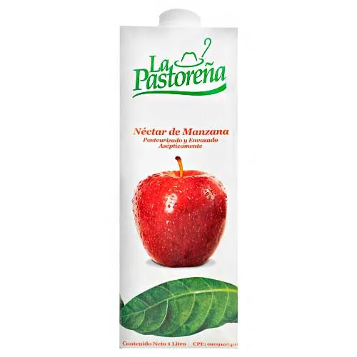Nectar de manzana la pastoreña 1 l miniatura 1