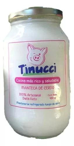 Manteca de cerdo tinucci 430g miniatura 2