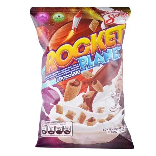 Cereal de chocolate rocket planet santoni 120g miniatura 2