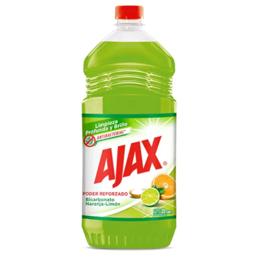 Desinfectante bicarbonato naranja limon ajax 2 lt miniatura 2