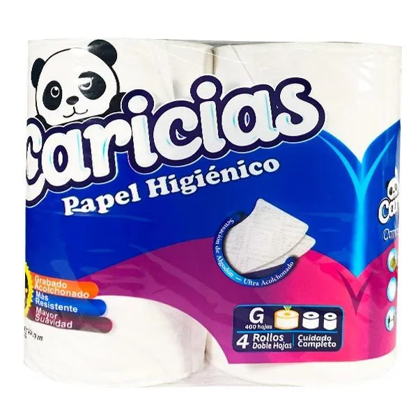 Papel higienico caricias 400 hojas miniatura 1