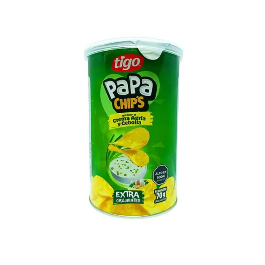 Papas chips cebolla tigo 70g miniatura 2
