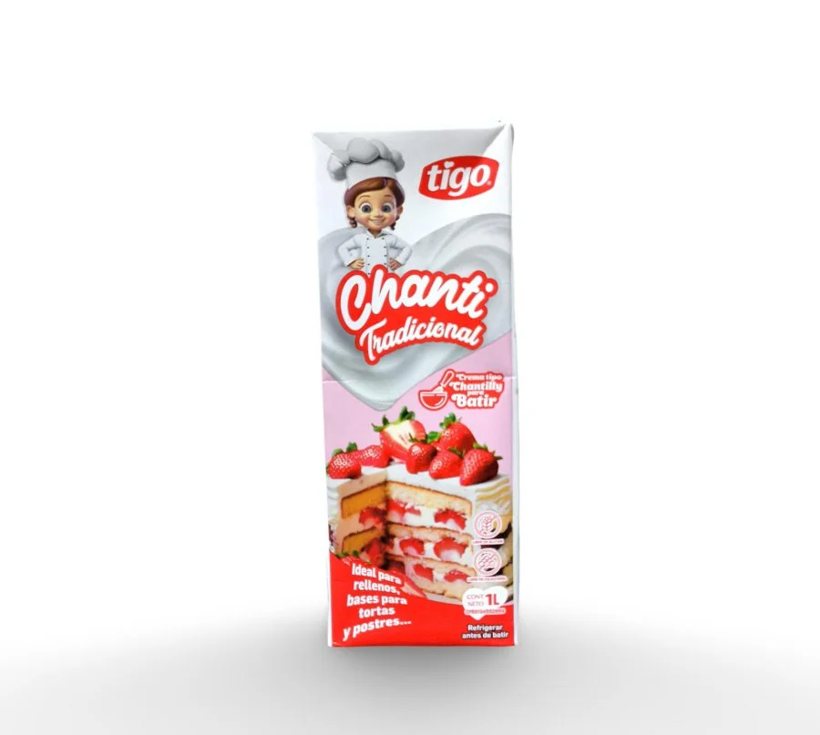 Crema chantilly tradicional tigo 1l.