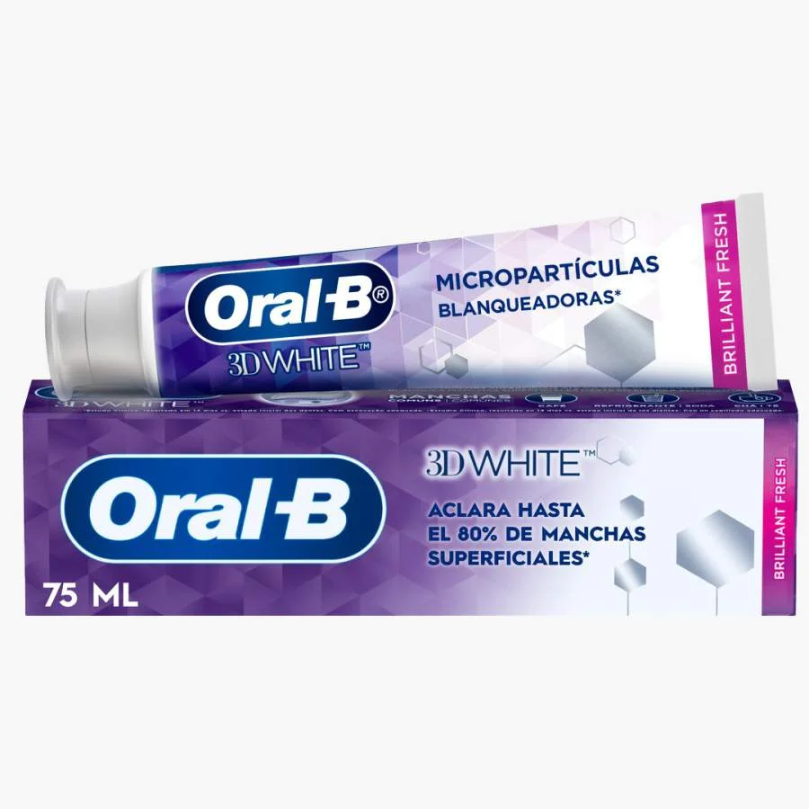 Crema dental oral b 3dwhite 100gr miniatura 2
