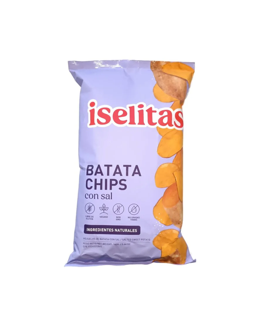 Batata chips con sal iselitas 160g miniatura 2