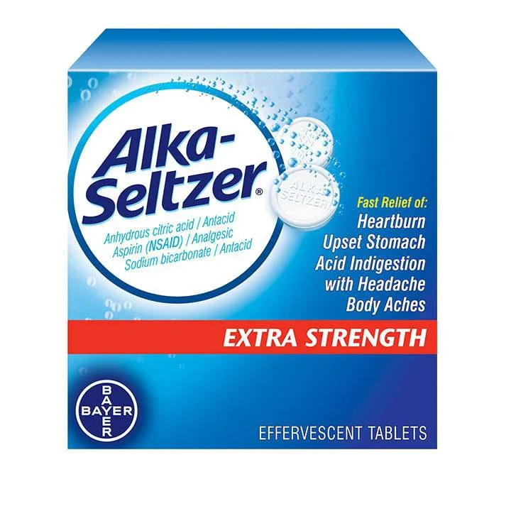 Alka-seltzer extra strength sobre miniatura 2