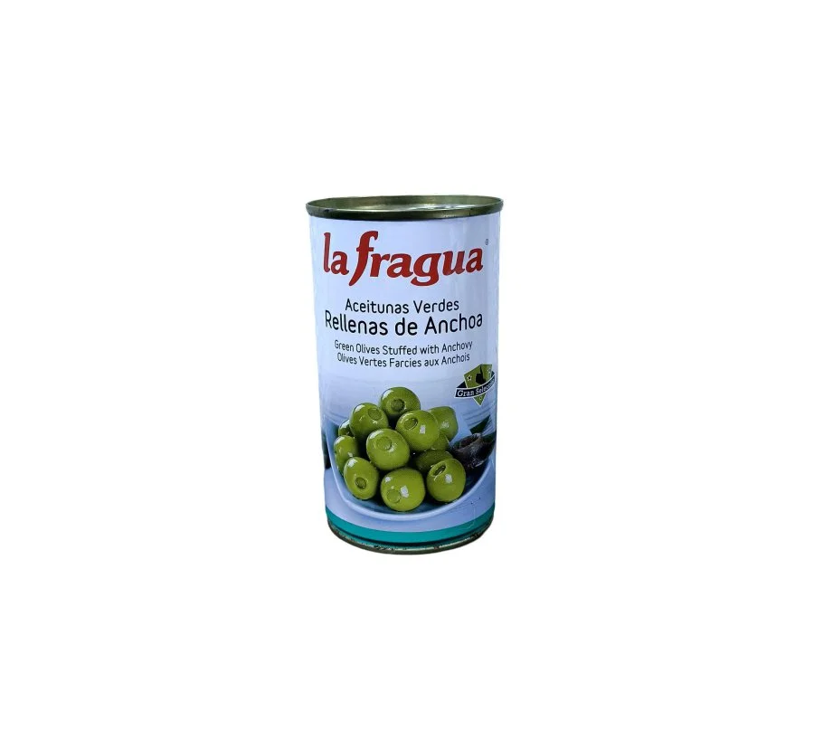 Aceitunas verdes rellenas de anchoa la fragua 350gr miniatura 2